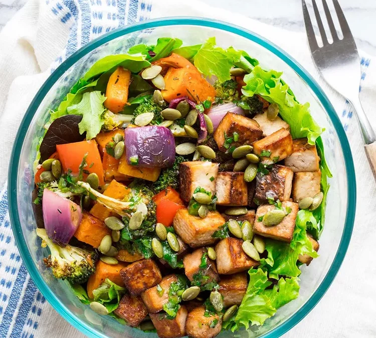 Citrus Lime Tofu Salad